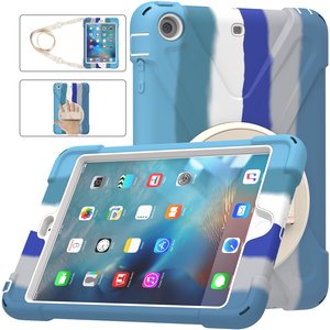 Bảo Vệ Trường Hợp Rugged Silicon Trường Hợp Trẻ Em Chống Sốc Trường Hợp Máy Tính Bảng Cho <span class=keywords><strong>iPad</strong></span> Mini 1 2 <span class=keywords><strong>3</strong></span> Cover Quay Lại 7.9 Inch Với Chân Đế - Product Image 3