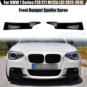 Pour BMW Série 1 F20 F21 M135i Pré-lifting LCI 2012-2015 M Sport Cache de séparateur latéral de pare-chocs avant, Aérateur de phare antibrouillard, Lame de spoiler - Product Image 1