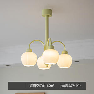 Lustre Moderne Minimaliste Vert Citrouille Tendance Instagram pour Salle à Manger, Bureau, Chambre, Salon – Taille Moyenne - Product Image 6