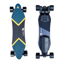 Livraison gratuite Flipsky F2 Esk8 Longboard Skateboard électrique avec planche en fibre de carbone, glisse fluide et silencieuse, installation facile
