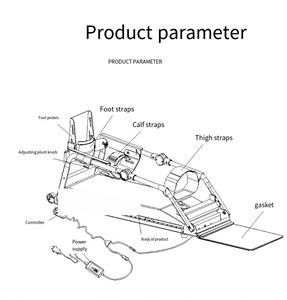 Elektrische Fernbedienung Bein Knie Schlaganfall Lähmung <span class=keywords><strong>Rehabilitation</strong></span> Trainings geräte - Product Image 4