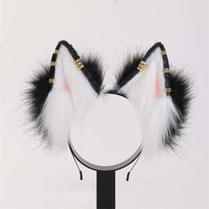 Lobo oreja aro Halloween vampiro demonio tocado accesorios para el cabello Cosplay Prop - Product Image 2