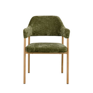 Atacado Nórdico Elegante Design Moderno Cadeira Do Restaurante Tecido Estofado Cadeiras De Jantar Com Pés De Metal - Product Image 1