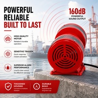Sirena de Advertencia Eléctrica de Doble Rotor de Aire, 160dB, AC110V 220V, para Sistemas de Alarma de Incendios y Emergencias