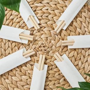 Eco-Friendly Wholesale Natural <strong>Bamboo</strong> Round 4.5mm 8 Inch Convenience <strong>Store</strong> Retail Pack Disposable <strong>Bamboo</strong> Chopsticks - Product Image 4