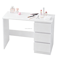 Commode à 3 tiroirs en bois blanc moderne, best-seller, design multifonctionnel et écologique pour chambre, salon, hôtel