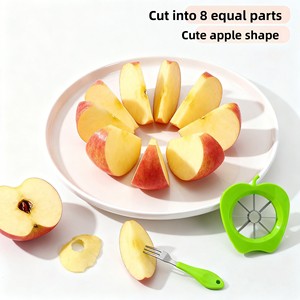 Cortador de Frutas Manual en Forma de Manzana, de Acero Inoxidable, 8 Rebanadas, Cuchilla 430, Diseño Atractivo, con Extractor de Semillas, para el Hogar, Venta al Por Mayor - Product Image 5