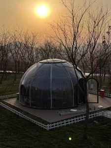 Оптовая продажа: Уличный прозрачный геодезический купольный шатер-пузырь для глэмпинга, быстросборный, из поликарбоната, съемный - Product Image 4