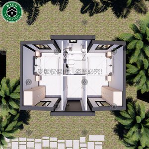 Casa Contenedor Expandible Prefabricada, 2-3 Dormitorios, Montaje Rápido, Villa Prefabricada, Panel Sándwich, Residencia Móvil - Product Image 6