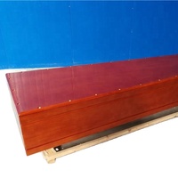 Ataúd Funerario de Madera de Paulownia Hecho a Mano de Estilo Europeo, Diseño Personalizable, Capacidad de 220 Pulgadas Cúbicas, Ecológico