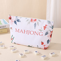 Sac de rangement multifonctionnel pour Mahjong, avec bandoulière réglable, résistant à l'usure et imperméable