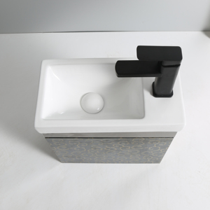Lavabo en céramique de haute qualité, armoire rectangulaire, évier de salle de bains, lavabo d'armoire à trou unique - Product Image 3