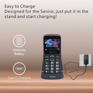 Téléphone pour <span class=keywords><strong>seniors</strong></span> X230C_4G avec grand écran, design barre, prise en charge de l'espagnol/du français, facile à utiliser, 4G LTE, clavier, double carte SIM - Product Image 4