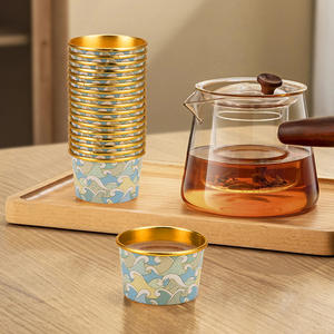 2/4/7oz impresión al por mayor vasos de papel desechables de pared única taza de papel de café caliente personalizada - Product Image 1