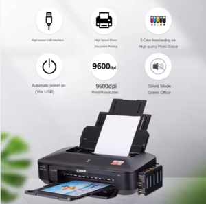 <span class=keywords><strong>Imprimante</strong></span> <span class=keywords><strong>photo</strong></span> graphique CAD A3 <span class=keywords><strong>Pixma</strong></span> Ix6780/Ix6880 WiFi à 5 couleurs avec encre à colorant, papier <span class=keywords><strong>photo</strong></span>, réservoir d'encre rechargeable automatique flexible, sans bordure, nouvelle - Product Image 2