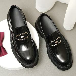 Men's Casual Shoes Autumn Party Dress Shoes Handcrafted Oxford Shoes Business Breathable Leather Shoes Fashionable Classic - Product Image 3