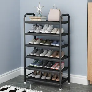 Economical Dormitory Manufacturer Supplier New Fashion Durable Galvanized Pipe Shoe Rack