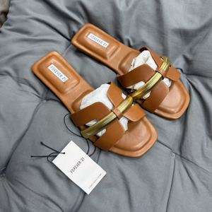 Sandalias Deslizantes para Mujer Súper Populares con Hebillas Metálicas de Cierre Rápido para Calzado Femenino - Product Image 4