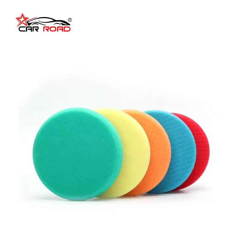 CARROAD 6 นิ้ว 150 มม.สีรถผลิตภัณฑ์เครื่องขัดมือรายละเอียดโฟม Buffing Pads สําหรับรถยนต์แว็กซ์/ขัด