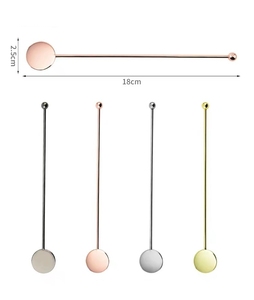 อุปกรณ์ร้านกาแฟ <span class=keywords><strong>ร้าน</strong></span>อาหาร ป้าย<span class=keywords><strong>ชื่อ</strong></span>เครื่องดื่มทรงกลม สแตนเลสสตีล เป็นมิตรกับสิ่งแวดล้อม อุปกรณ์ชงกาแฟ <span class=keywords><strong>ชา</strong></span> ช้อนคนเครื่องดื่ม - Product Image 6