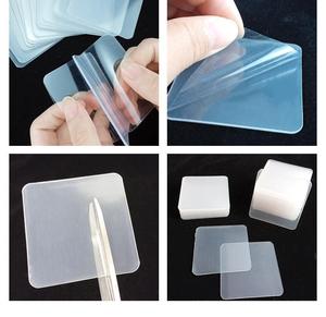 Bantalan pegangan <span class=keywords><strong>Gel</strong></span> Nano transparan, dapat dilepas Multi fungsi Anti Slip kait dinding lengket untuk karpet kerajinan DIY - Product Image 3