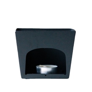 Oogishido Tea Warmer Stove Black <b>Square</b> <b>Candle</b> Holder For Tea Brewing Home Decor Insulated Base - Product Image 5