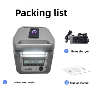 Draagbare krachtcentrale 1000W oplaadbare zonnegenerator draagbare krachtcentrale Lifepo4 batterijopslag - Product Image 3