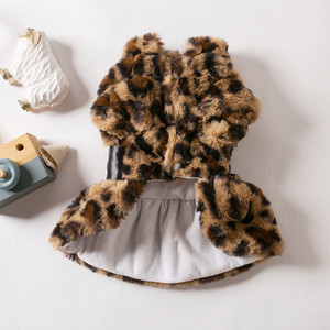 Abito con Stampa Leopardata per Animali Domestici, Autunno/Inverno, per Bulldog Francese, Gatti, Abbigliamento alla Moda per <span class=keywords><strong>Cuccioli</strong></span> e Gattini <span class=keywords><strong>di</strong></span> <span class=keywords><strong>Piccola</strong></span> Taglia - Product Image 5