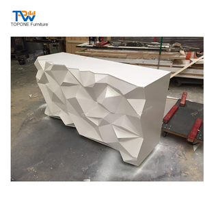 تصميم فريد أبيض ، مقهى مشروبات على شكل ماسي ، فكرة طاولة قهوة - Product Image 6