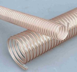 <span class=keywords><strong>Tuyau</strong></span> <span class=keywords><strong>flexible</strong></span> en acier renforcé avec paroi intérieure plate et lisse en PU pour l'<span class=keywords><strong>aspiration</strong></span> et le transport de poussière, de poudres, de copeaux de <span class=keywords><strong>bois</strong></span> - Product Image 1