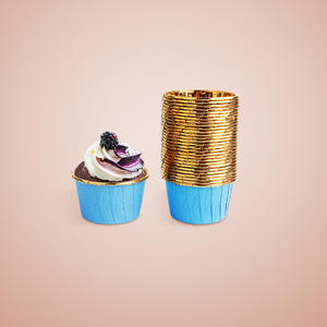 <span class=keywords><strong>Mini</strong></span> gobelets de cuisson, 50 pièces, en <span class=keywords><strong>papier</strong></span> aluminium, doublures de Cupcake jetables, <span class=keywords><strong>moule</strong></span> à Cupcake - Product Image 5