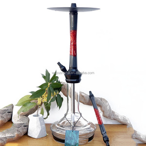 Aureate Atmosphérique En Aluminium Verre Résine Narguilé Shisha Pour Fumer Du Tabac Narguile Sheesha <span class=keywords><strong>Chciha</strong></span> Night Club Bar Lounge Party - Product Image 6
