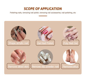 Taladro de Manicura de Bajo Precio para Adquisiciones Mixtas, Pantalla LCD HD Más Grande, 45000 rpm, Taladro de Uñas Recargable, Máquina de Pulir Uñas - Product Image 4