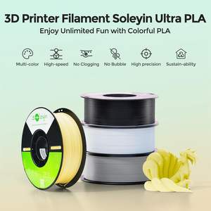 Filamento para Impresora 3D Soleyin Ultra PLA 1.75mm Color Crema de Fresa 1kg Material de Impresión de Alta Precisión - Product Image 2