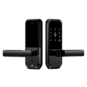 ประตูไม้ในร่มล็อคลายนิ้วมือสำหรับเปิดประตูเข้าบ้านล็อครหัสผ่านด้วยกราฟฟิตีล็อคประตูอัจฉริยะ - Product Image 1