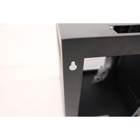 Porte en verre de 10 "9U MINI support mural de réseau d'armoire de serveur