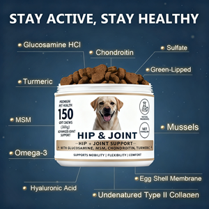 Suplemento Masticable para Perros con Sabor a Pollo Orgánico OEM, de Rápida Absorción, para el Alivio del Dolor y la Inflamación, Complejo de Vitaminas y Minerales - Product Image 6