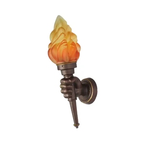 Dropshipping không thấm nước retro Tường Đèn treo tường ánh sáng sáng tạo ngọn lửa ngọn đuốc & tay Đèn Ngoài Trời treo tường - Product Image 4