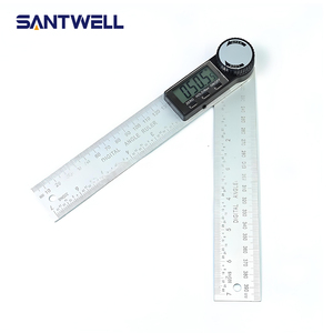 Regla de Ángulo Digital, 360° °   Transportador Digital de Acero Inoxidable con Escala Métrica e Imperial para Medición en Carpintería y Construcción - Product Image 2