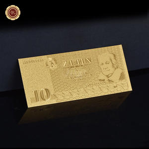 Gran oferta, billetes conmemorativos de Alemania 1985, billete de hoja de oro de <span class=keywords><strong>100</strong></span> <span class=keywords><strong>euros</strong></span> para colección - Product Image 3