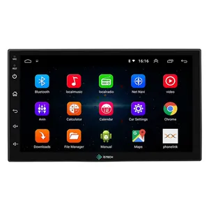 Pemutar mp5 Mobil android double din 7 inci, radio mobil navigasi gps