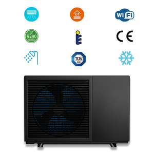 Pompe à chaleur air-air à grand volume d'air, blanche, avec deux ventilateurs, conception anti-gel, contrôle de groupe WIFI pour projets de chauffage central familial - Product Image 6