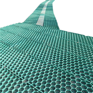 <span class=keywords><strong>Grille</strong></span> de <span class=keywords><strong>gravier</strong></span> en plastique <span class=keywords><strong>Grille</strong></span> de <span class=keywords><strong>sol</strong></span> en PE-HD Renforcement du <span class=keywords><strong>sol</strong></span> <span class=keywords><strong>Grille</strong></span> d'herbe en plastique Tapis de filtre à eau <span class=keywords><strong>pour</strong></span> parking Trottoir Pelouse - Product Image 2