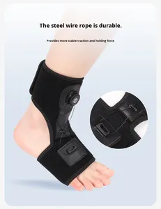 Néoprène Protection Professionnelle Pied Chute Support Bouton Réglable Résistance Bande Cheville Brace Orthèse Correcteur Pied Cheville - Product Image 4