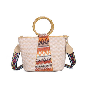 <span class=keywords><strong>Ethnique</strong></span> <span class=keywords><strong>bohème</strong></span> style paille <span class=keywords><strong>sac</strong></span> à main coloré <span class=keywords><strong>sac</strong></span> à bandoulière gland dames <span class=keywords><strong>sac</strong></span> - Product Image 1