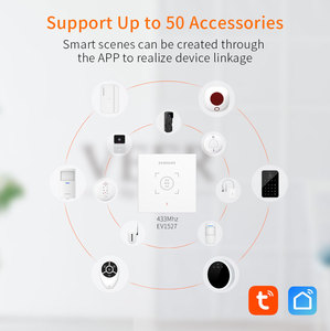 Staniot tuya wifi không dây Home an ninh Hệ thống báo động H320 Thông Minh Chống Trộm Bảng điều chỉnh hỗ trợ IOS và <span class=keywords><strong>Android</strong></span> <span class=keywords><strong>app</strong></span> điều khiển từ xa - Product Image 2