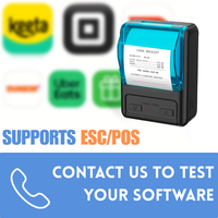 MHT- P11 58mm Printer Thermal Portabel untuk Struk, Produsen OEM, Nirkabel, Genggam, Mini, Printer POS Mobile, Android IOS