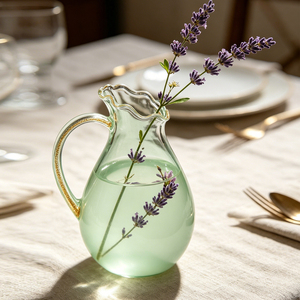 Vaso Artistico Irregolare <span class=keywords><strong>in</strong></span> <span class=keywords><strong>Resina</strong></span> con Motivi Floreali, Lavorato a Mano, Colorato, per Decorazioni Domestiche e Feste - Product Image 2