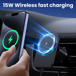 <strong>Handy</strong> 15W Air Vent Wireless Charging Phone Mount Flexible Car Accessories with Magnetic Wireless Charger for Cars New Car <strong>Holder</strong> - Product Image 2
