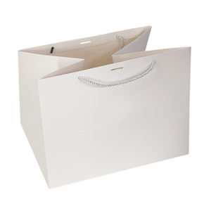 Sacs à provisions jumbo en carton personnalisés avec logo emballage cheveux blanc simple artisanat costume belle carte fabricant <span class=keywords><strong>de</strong></span> sacs en papier - Product Image 2